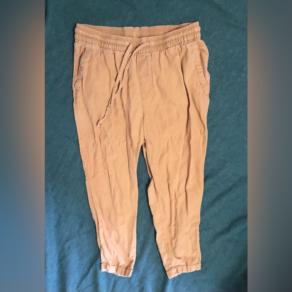 Linen Old Navy Pants with Tie Waist